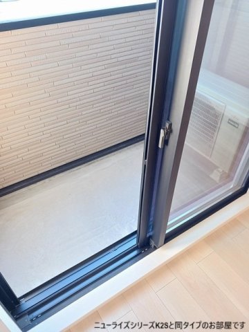 バルコニー　広々としたバルコニーです