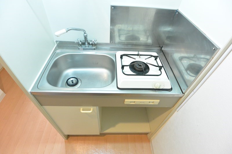 キッチン　１口ガスコンロ付きキッチン