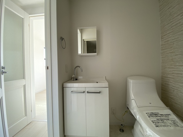 洗面設備　同施工会社新築参考画像