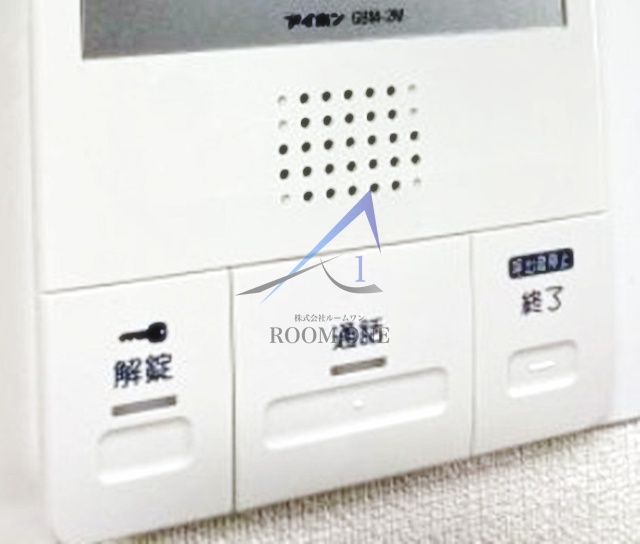 セキュリティ　モニター付きインターホンです。