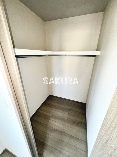 収納　大容量のウォークインクローゼット♪