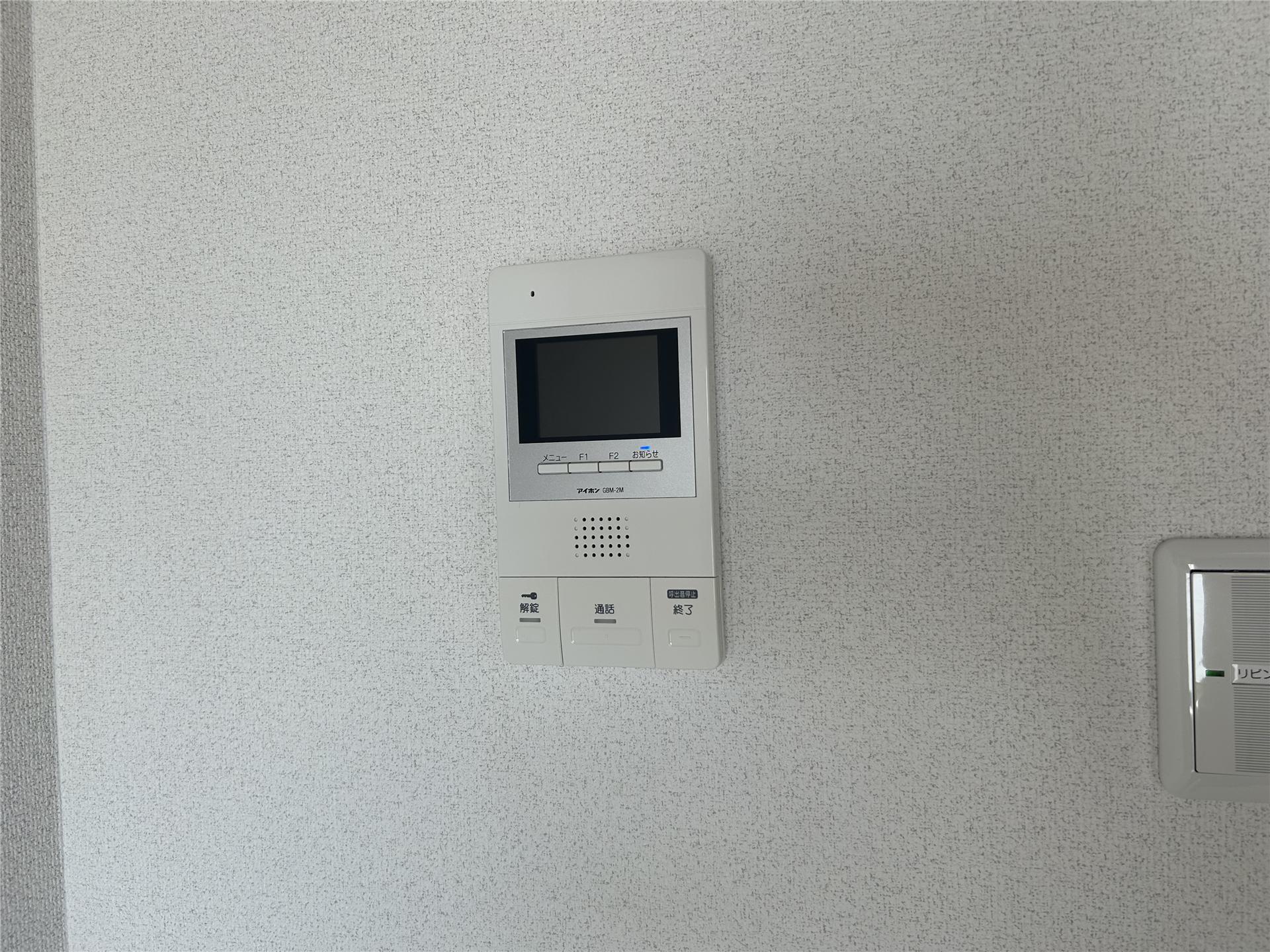 セキュリティ　録画機能付きのTVモニターホンです