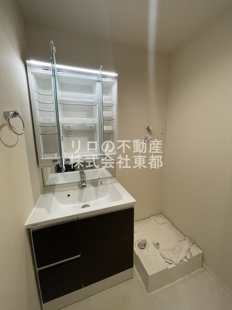 洗面設備　嬉しい洗面台は独立タイプ！