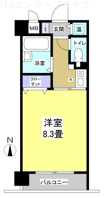 ブライティ助信の間取り写真