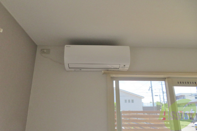 その他設備　エアコンも設置されているので、毎日の暮らしが快適になりますね