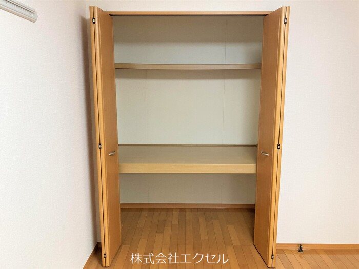 収納　クローゼット完備。