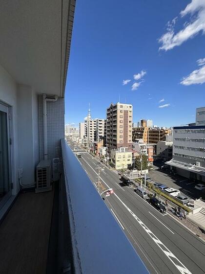 眺望　スカイツリーも見えます