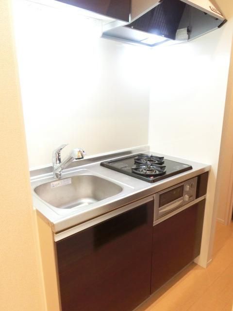 キッチン　グリル付２口ガスコンロシステムキッチン