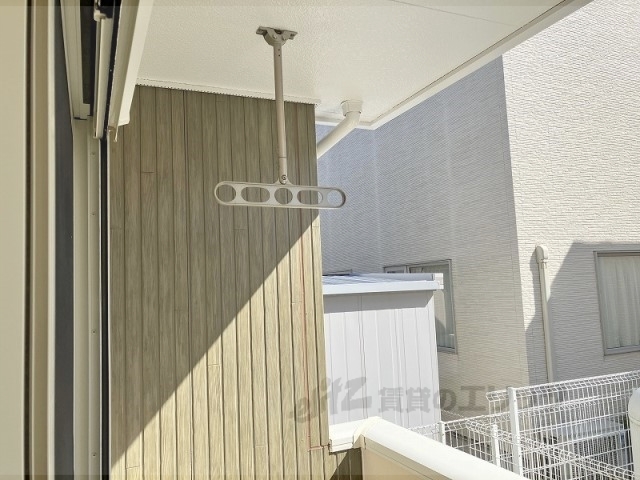 バルコニー　物干し