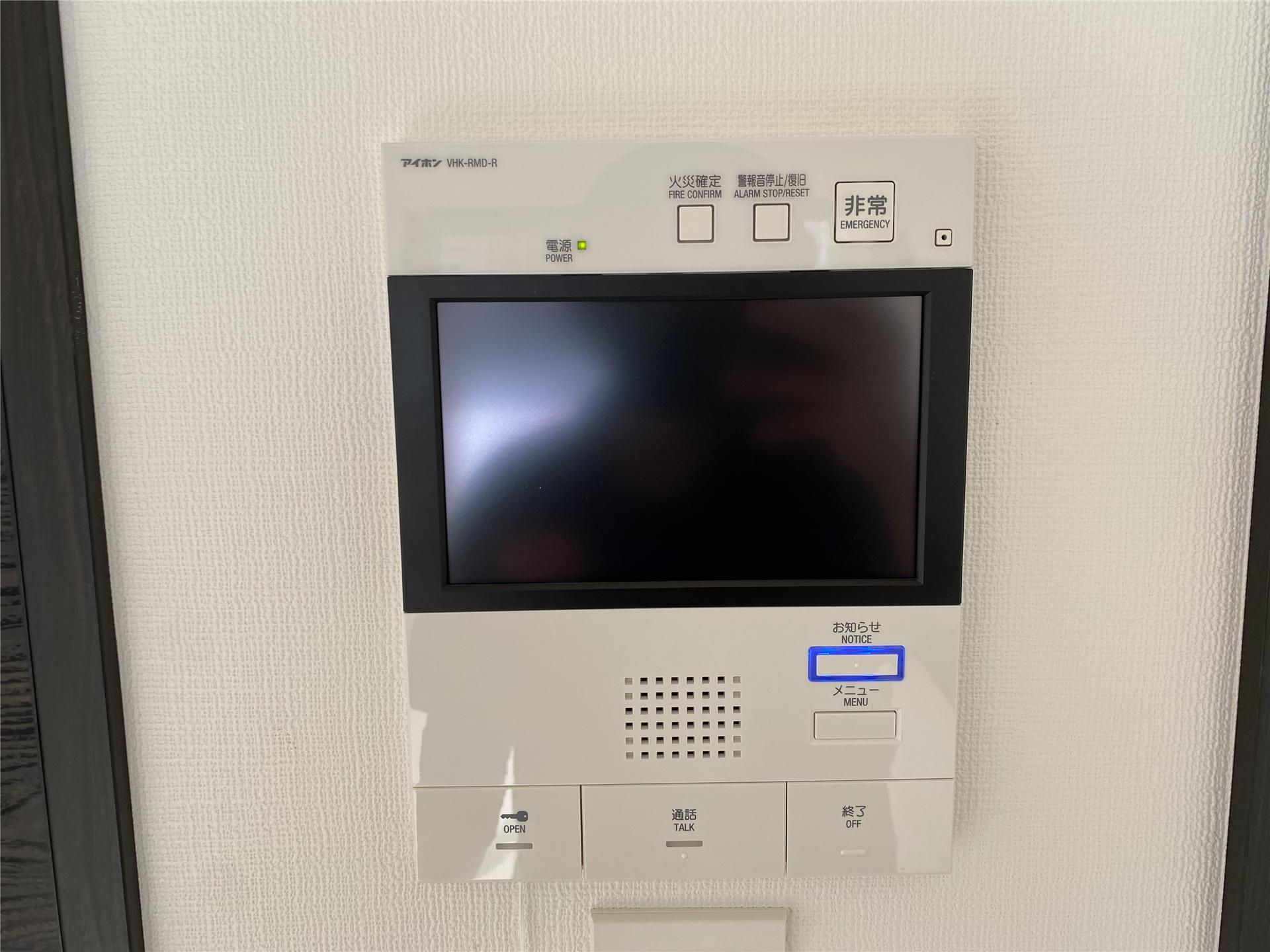 セキュリティ　録画機能付きのＴＶモニターホンです