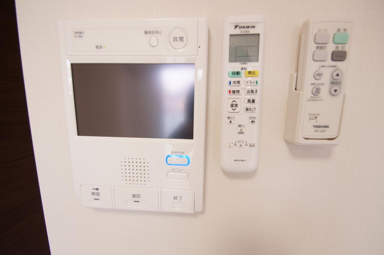 セキュリティ　来訪者が確認できる女性に安心の「TVモニターホン」