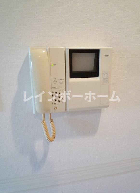 セキュリティ　モニタ付きインターホンです