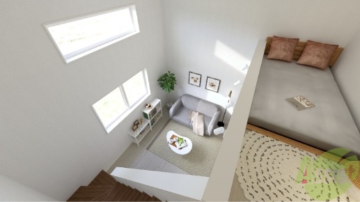 居室・リビング　※建築中の為、イメージ画像になります。