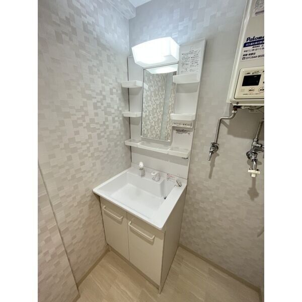 洗面設備　シャワードレッサー付きです！