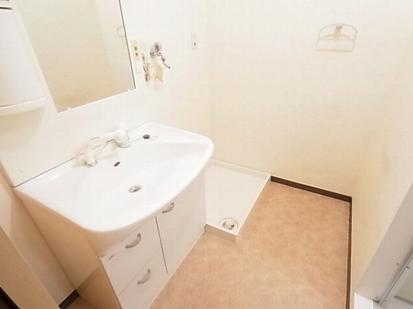 洗面設備　同仕様反転物件写真