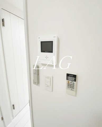 セキュリティ　モニター付きインターフォンです。