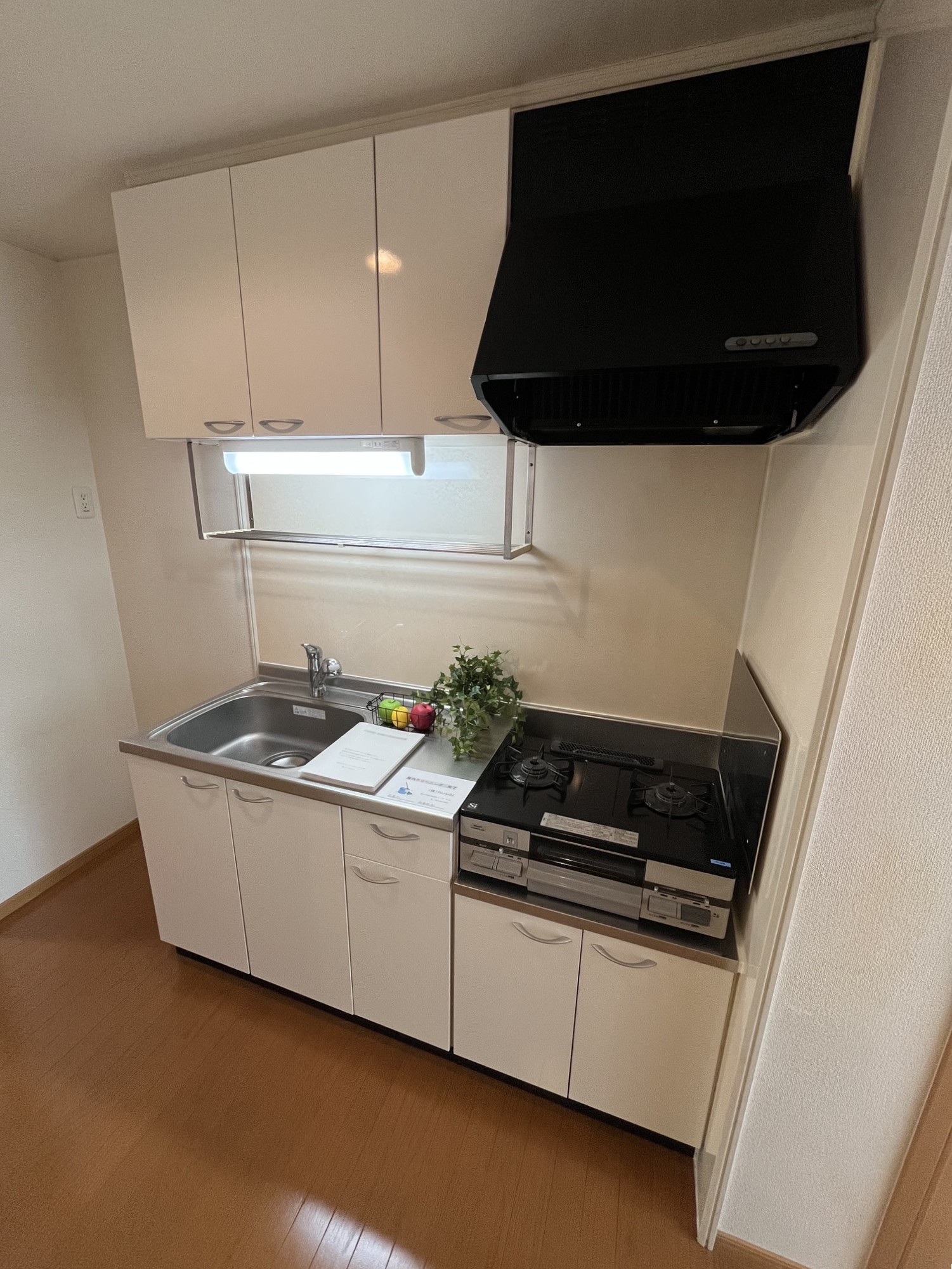 キッチン　2口コンロ・グリル付き