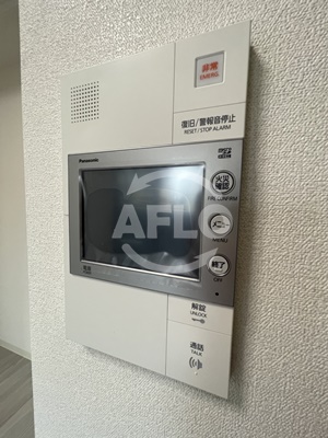 セキュリティ　プレサンス大阪同心メゾヴィータ　モニター付きインターホン