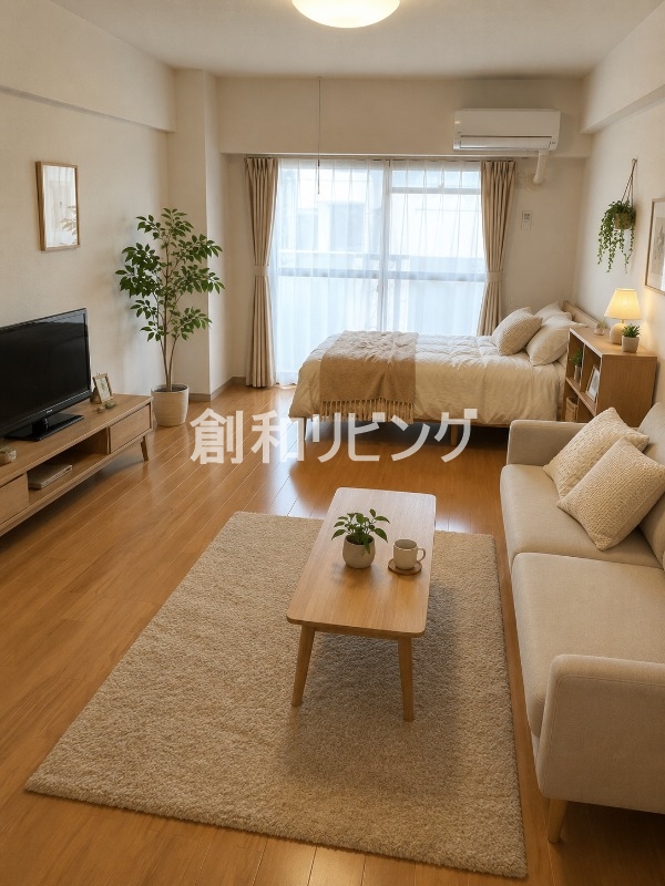 居室・リビング　家具・インテリアはCGです