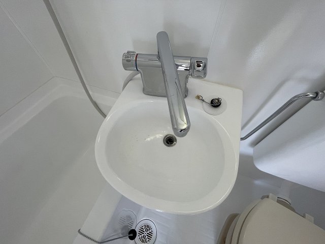 洗面設備　使いやすい洗面所です