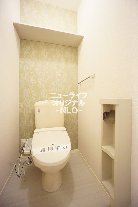 トイレ　洗浄力と快適さを兼ね備えた温水洗浄便座付き☆