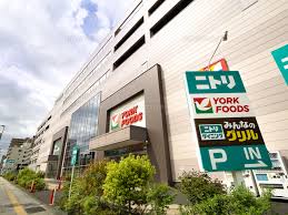 スーパー　ヨークフーズ梅島店（スーパー）まで498m