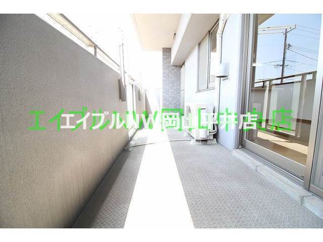 バルコニー　日当たり良好