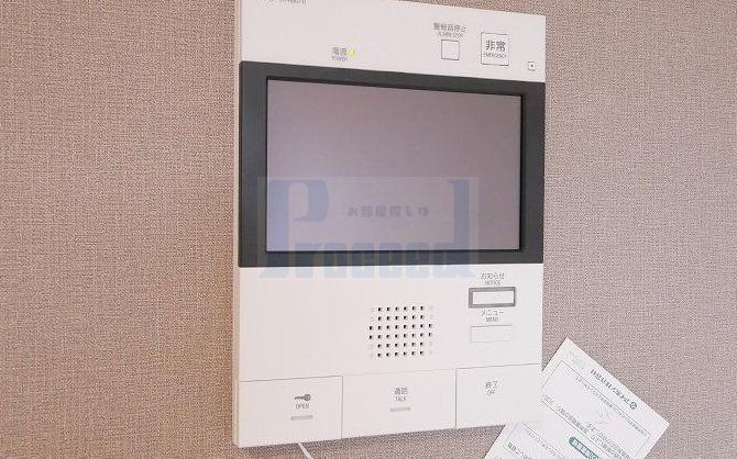 セキュリティ　☆モニター付きインターホン☆