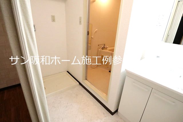 洗面設備　同物件別室施工例参考イメージ画像