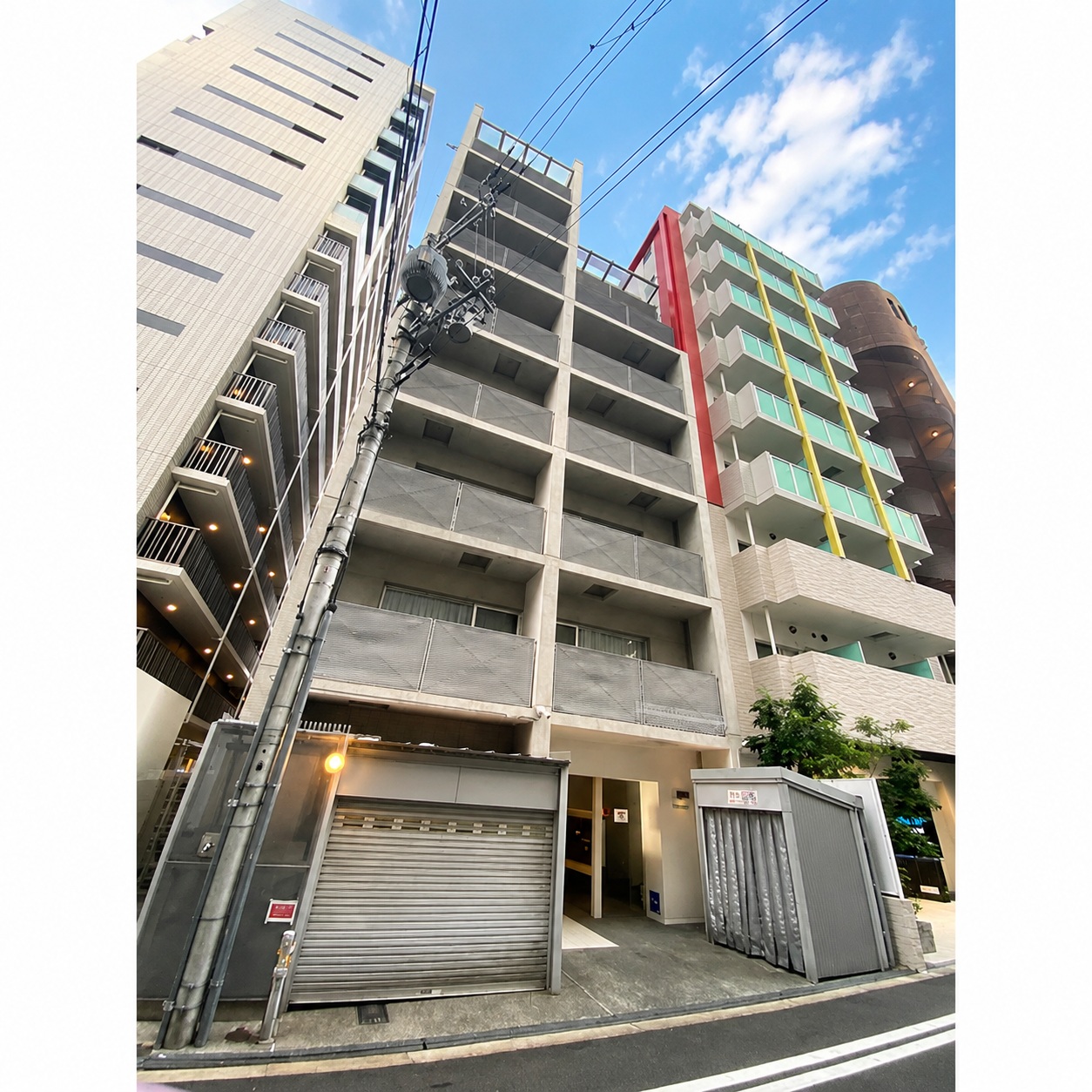 建物外観　全室南向きです！