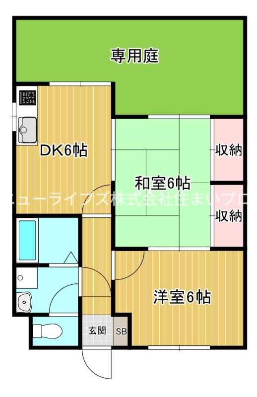 メゾン寺西の間取り写真