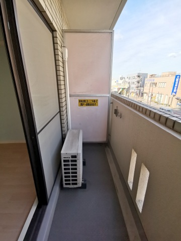 バルコニー　北向き