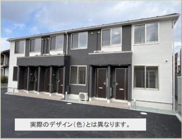 中田新築アパート工事の外観写真