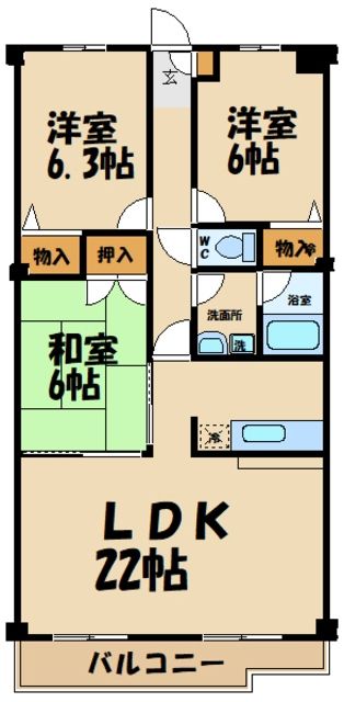 ビリアベルデの間取り写真
