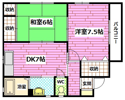 シャーメゾン新谷の間取り写真