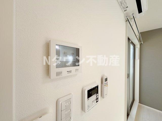 セキュリティ　モニター付きインターホンです