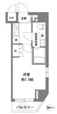 ラ・ヴィータ新御徒町の間取り写真