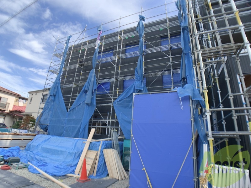 収納　現在建築中となっています。１２月完成予定です。