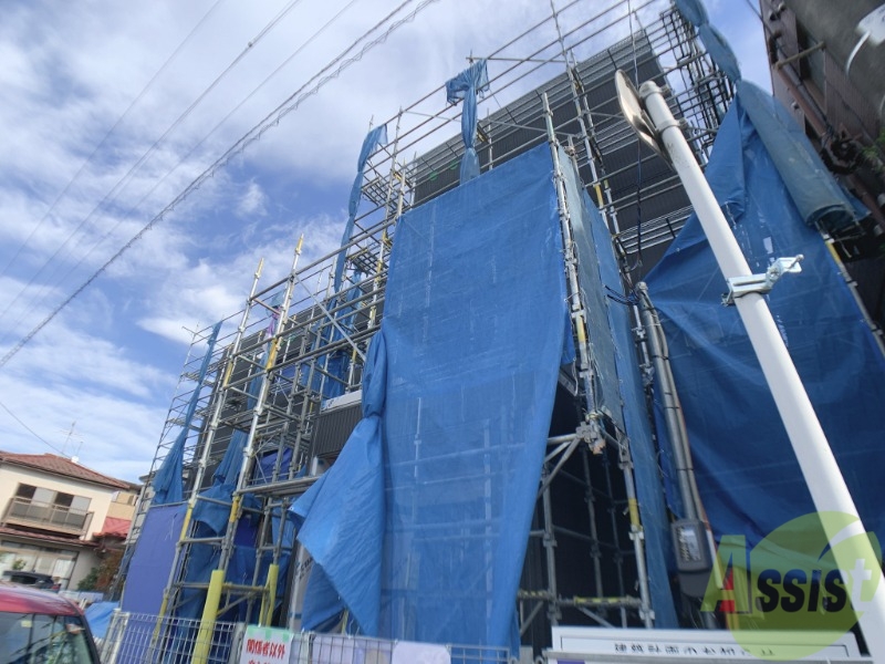 居室・リビング　現在建築中となっています。１２月完成予定です。