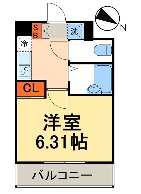 レジディア三越前の間取り写真