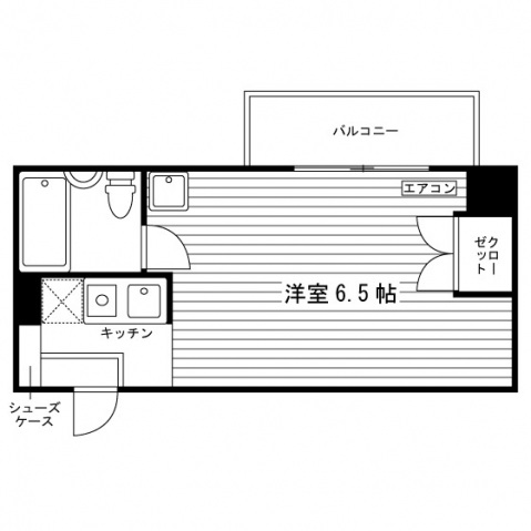スカイハイネス西調布の間取り写真