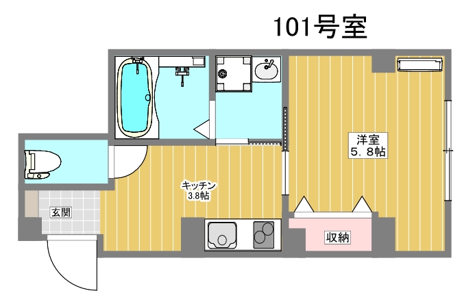 千束新築マンションの間取り写真