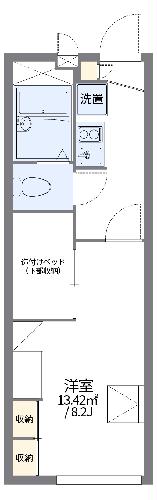 レオパレスモイスンの間取り