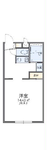 レオパレスエスポワールIIの間取り