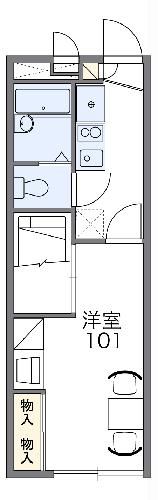 レオパレスグリーンステージの間取り