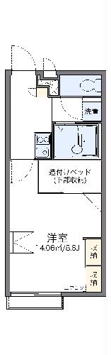レオパレスタミチの間取り