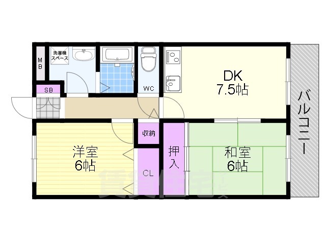 メゾンイワイの間取り