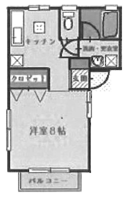 メイプルハイツJの間取り