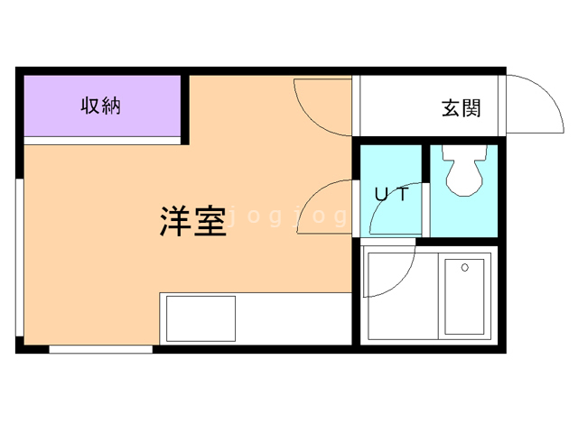 【華コーポの間取り】