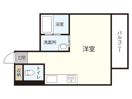 安芸郡府中町大須のマンションの間取り